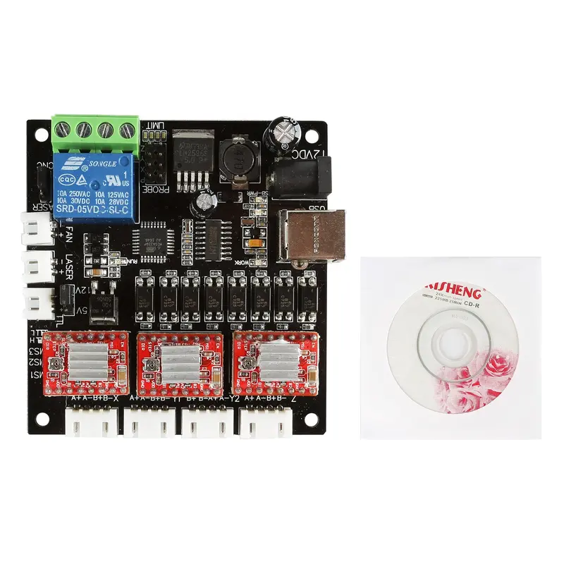 3-Axis GRBL USB CNC Controller Board – Open-Box Universal Driver for DIY Routers (Discontinued)