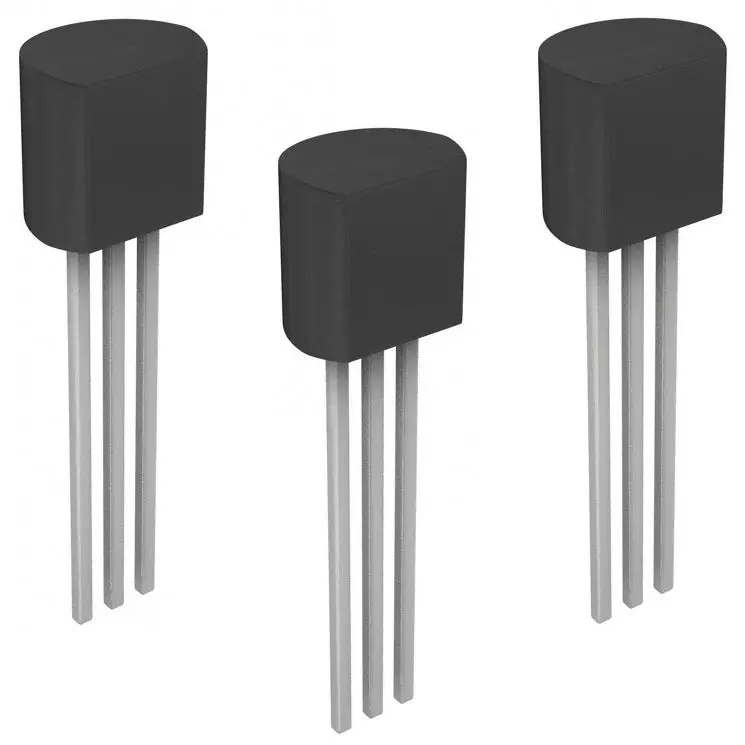 3-Pack LM34 Precision Fahrenheit Temperature Sensor – Analog Output, TO-92 Package