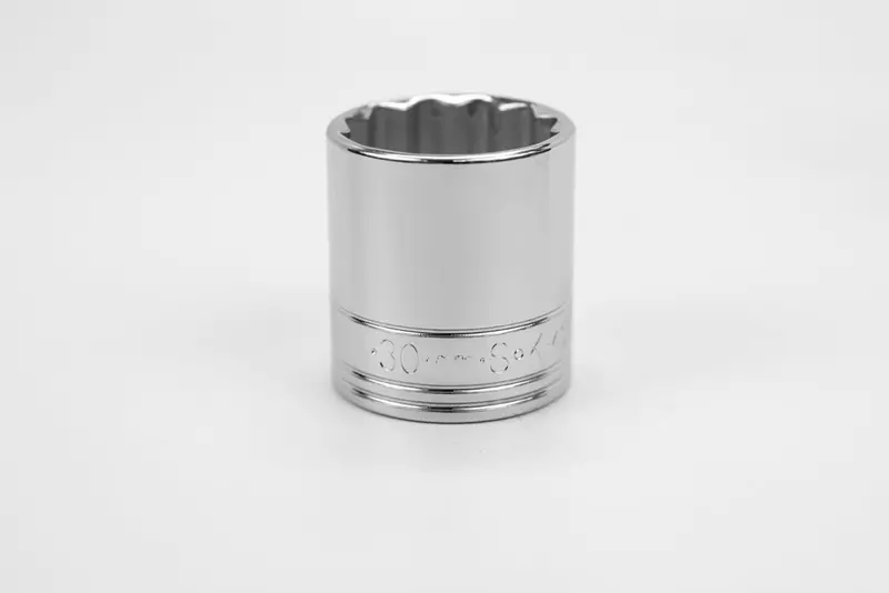 30 mm Standard Chrome Socket – 1/2-Inch Drive, 12-Point Metric