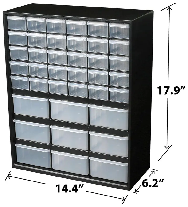 300-Piece CD4000 Series CMOS IC Kit – 25 Logic IC Types, Pre-Sorted in Modular Electronic Storage Case