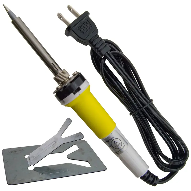 30W Conical-Tip Soldering Iron for Precision Work