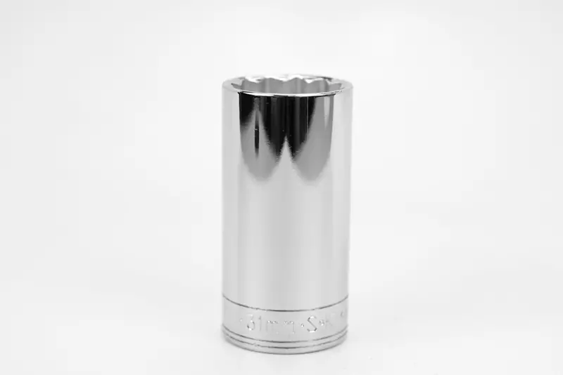 31mm 1/2″ Drive 12-Point Deep Metric Chrome Socket