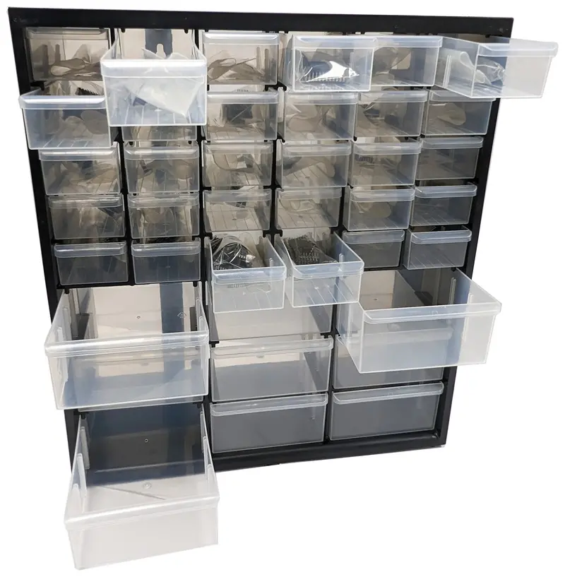 330-Piece 7400 Series TTL IC Assortment – 35 Different Transistor–Transistor Logic Chips, Cabinet-Ready