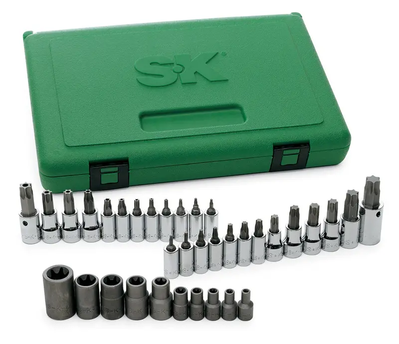 35-Piece Torx Bit Socket Set – Multi-Drive (1/4″, 3/8″, 1/2″) System
