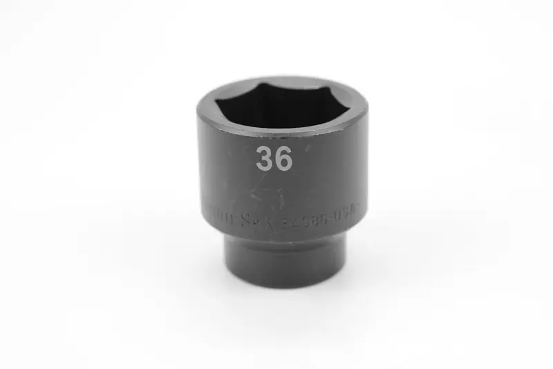 36 mm Standard 6-Point Metric Impact Socket – 1/2″ Drive