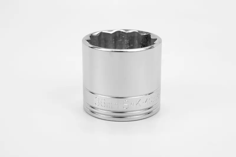 36 mm Standard Chrome Socket – 1/2-Inch Drive, 12-Point Metric
