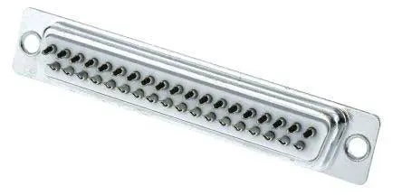 37-Pin Solder-Cup D-Sub Plug Connector