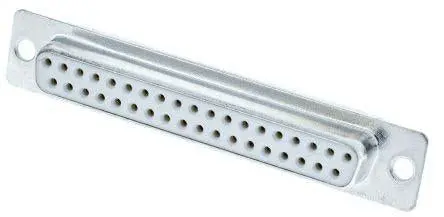 37-Pin Solder-Cup D-Sub Socket Connector