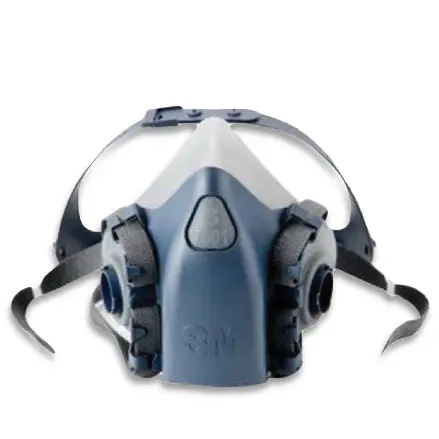 3M 7500 Series Reusable Half-Face Respirator – Adjustable Fit