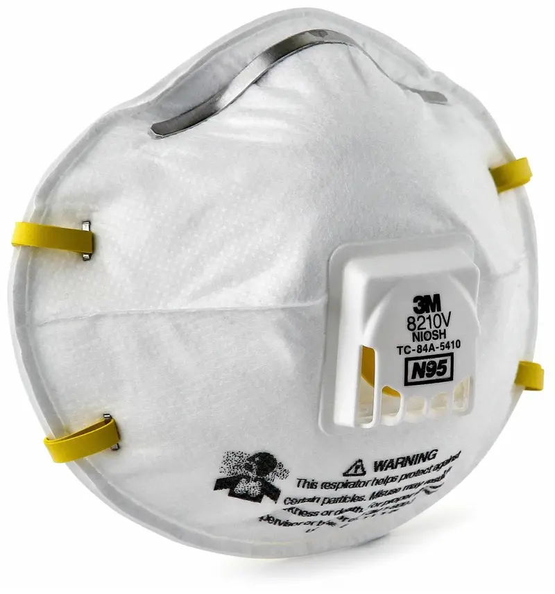 3M 8210V N95 Respirator – 10-Pack with Cool Flow Valve for Comfortable Wear