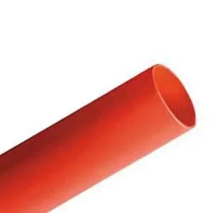 3M Red Polyolefin Heat Shrink Tubing – 3/8″ Expanded ID, 100 ft Roll