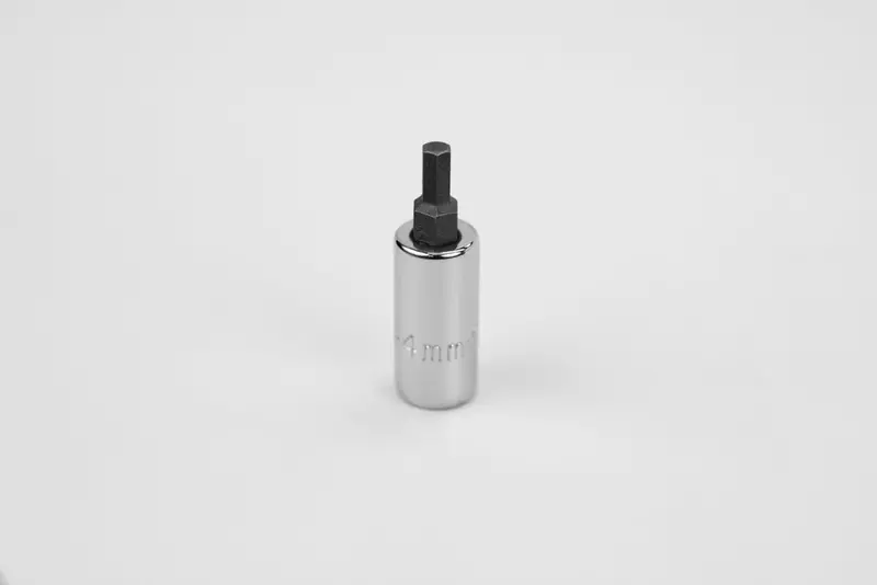 4 mm Hex Bit – 1/4″ Drive Chrome Socket