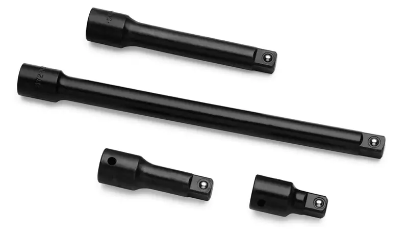 4-Piece 1/2″ Drive Impact Extension Set – Multiple Lengths Included