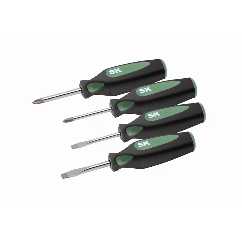 4-Piece CushionGrip Stubby Screwdriver Kit