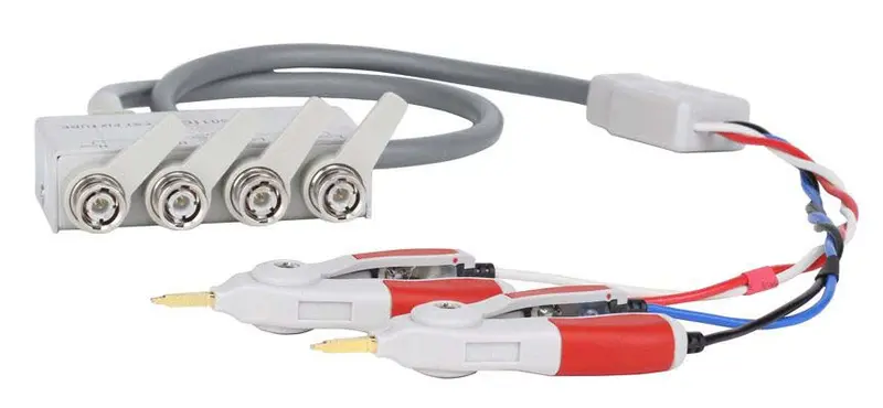 4-Wire Kelvin Clip Test Fixture for Precision Resistance Measurements