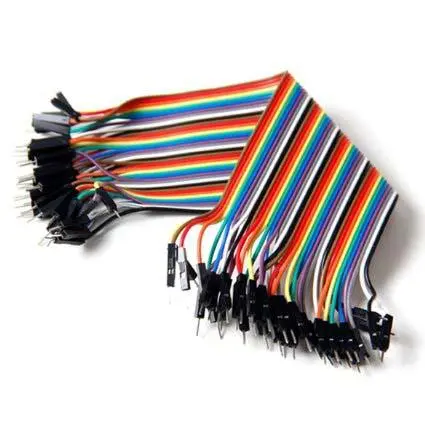 40-Pin Male-to-Male Dupont Jumper Wires – 9″ Length, Breadboard Compatible