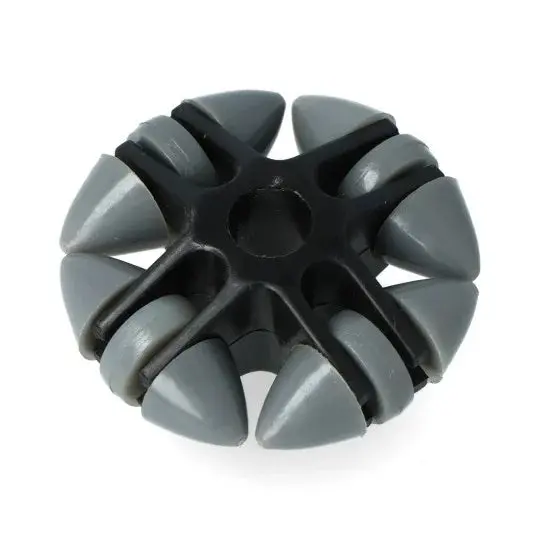 48mm OW003 Omni Wheel – Robot Mobility Accessory, Dual-Roller Design, 12mm Axle Fit