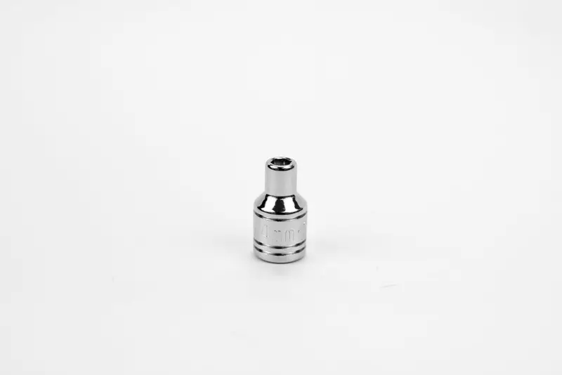 4mm 1/4-Inch Drive 6-Point Metric Chrome Socket