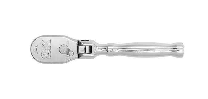 5″ 1/4″ Drive LP90 Flex Head Teardrop Ratchet for Confined Areas