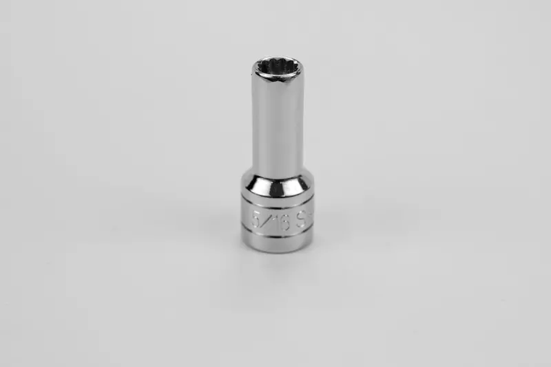 5/16″ Deep 12-Point Chrome Socket – 3/8″ Drive