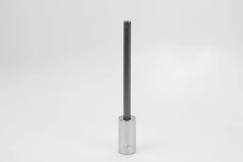 5/16″ Extended Hex Chrome Bit Socket — 1/2″ Drive