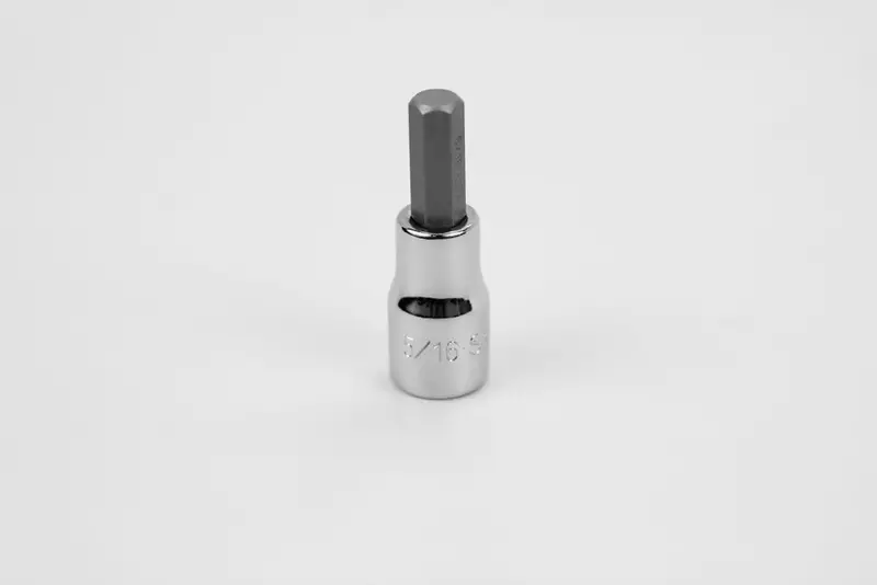 5/16″ Hex Chrome Bit Socket — 3/8″ Drive
