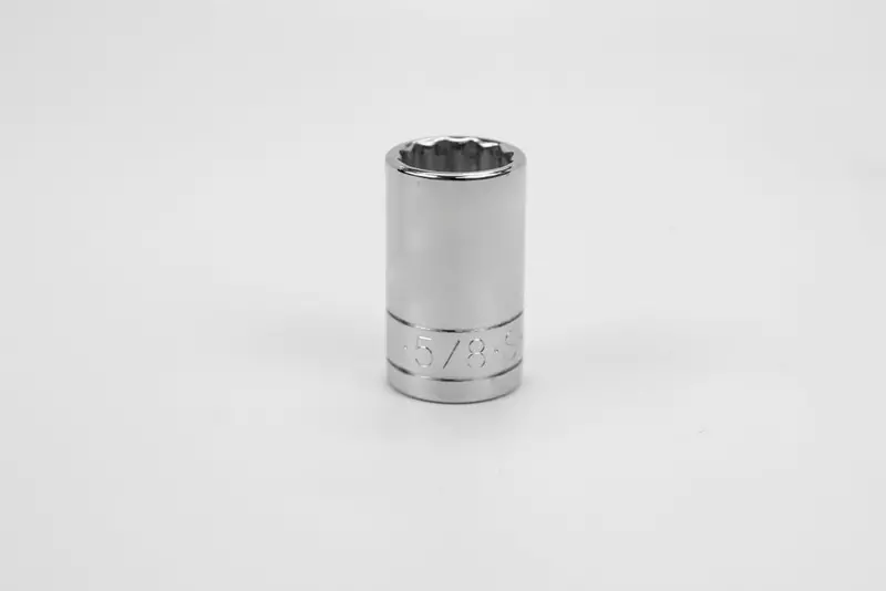 5/8″ 12-Point Chrome Socket – 1/2″ Drive, Standard Fractional