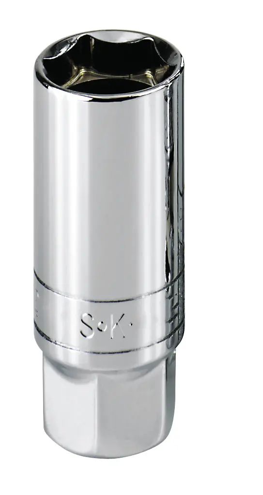 5/8″ 3/8″ Drive Spark Plug Socket – Chrome, Deep Well