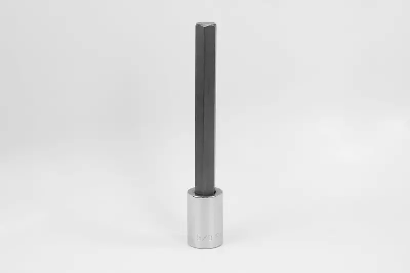 5/8″ Long Hex Chrome Bit Socket – 1/2″ Drive