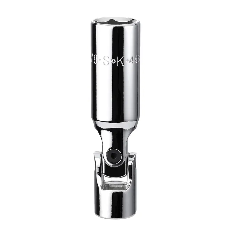 5/8″ Swivel Spark Plug Socket – 3/8″ Drive Chrome