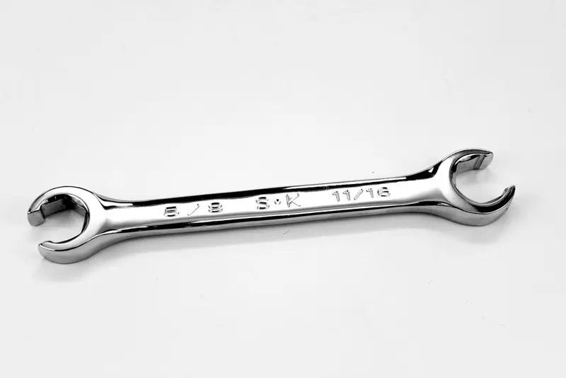 5/8″ × 11/16″ Flare Nut Wrench – High-Strength Chrome
