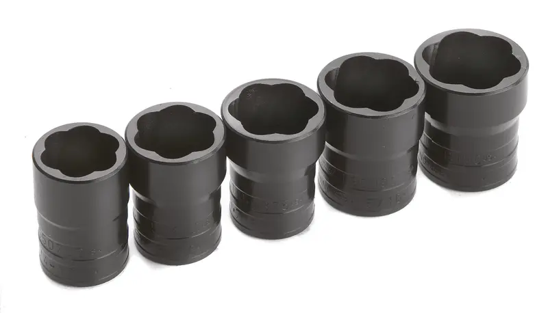 5-Piece 1/2-Inch Drive TurboSocket Fastener Extraction Kit