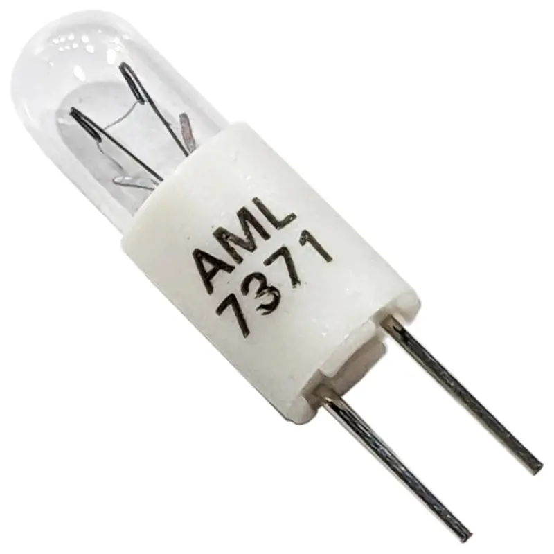 5mm T-1¾ Bi-Pin Incandescent Lamp — 12V, 40mA, 7.5mm Height