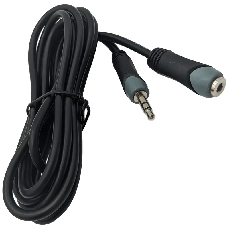 6-Foot 3.5mm Stereo Audio Extension Cable – Male-to-Female (M/F) for Headphones and Audio Gear