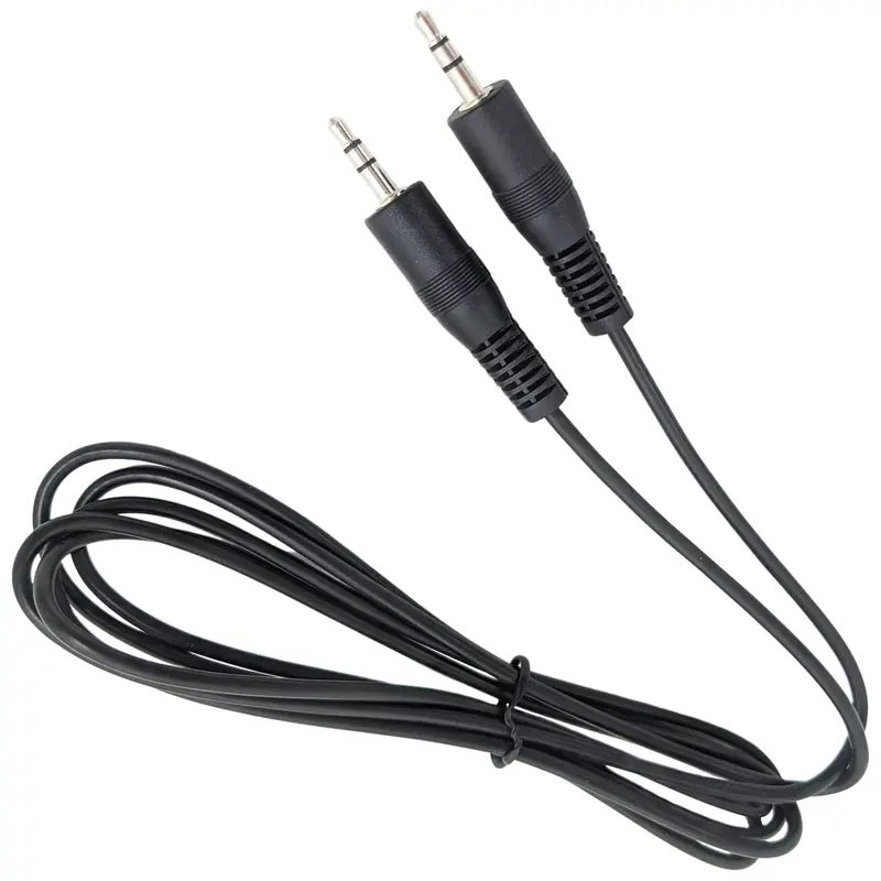 6-Foot 3.5mm Stereo AUX Cable – TRS Male-to-Male, High-Fidelity Audio Connection