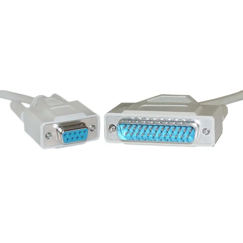 6-Foot DB9 Female to DB25 Male Serial Adapter Cable