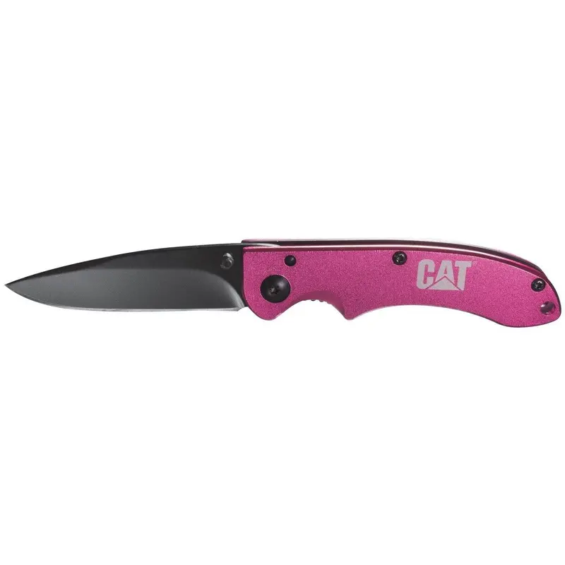 6-Inch Pink-Handled Folding Knife