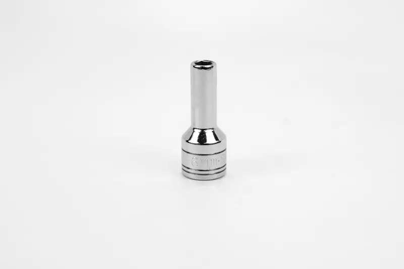 6 mm 3/8″ Drive 6-Point Deep Chrome Socket – Metric