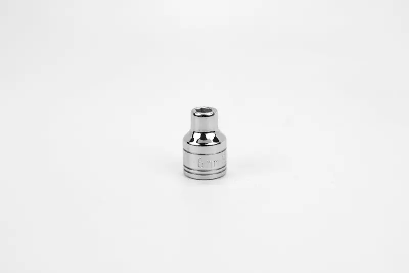 6 mm Chrome-Plated Metric Socket for 3/8″ Drive