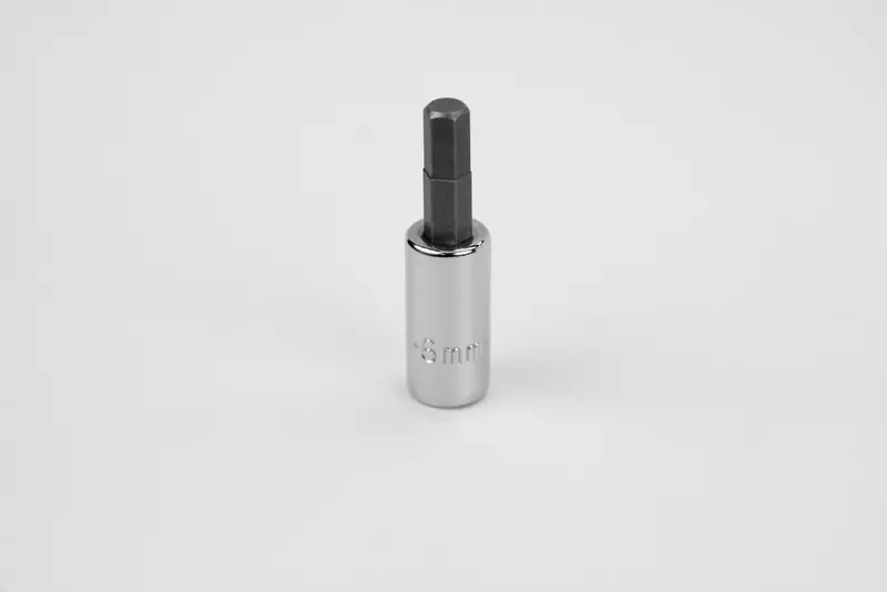 6 mm Hex Bit – 1/4″ Drive Chrome Socket