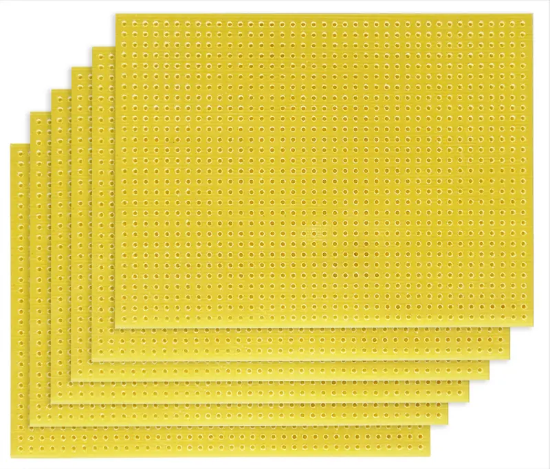 6-Pack 3″ × 4″ Perf Boards – 29×40 Grid (1,160 Holes), No Solder Pads