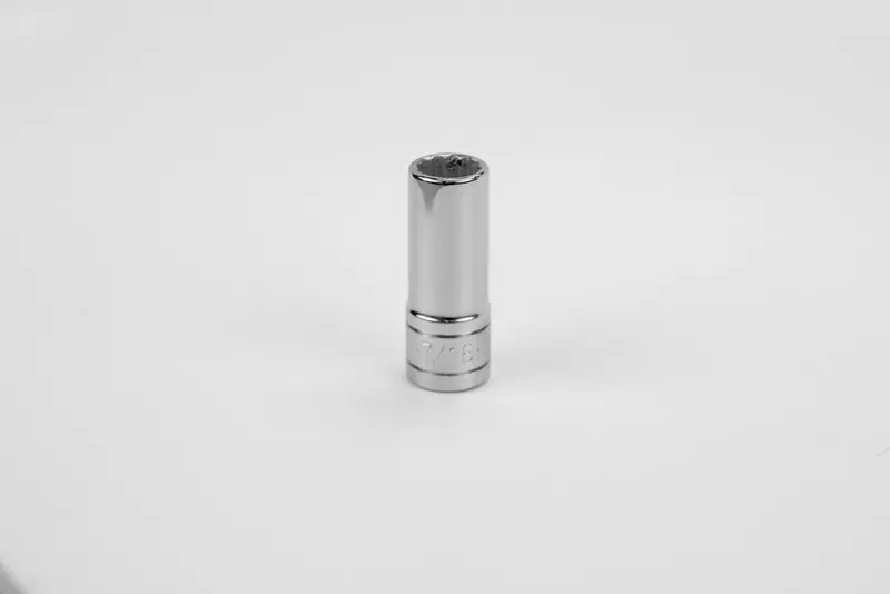 7/16″ Deep 12-Point Chrome Socket – 3/8″ Drive