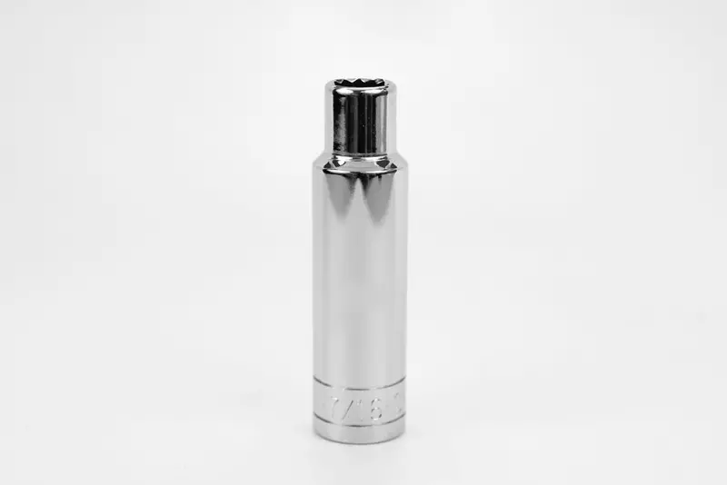 7/16-Inch 1/2-Inch Drive 12-Point Deep Chrome Socket