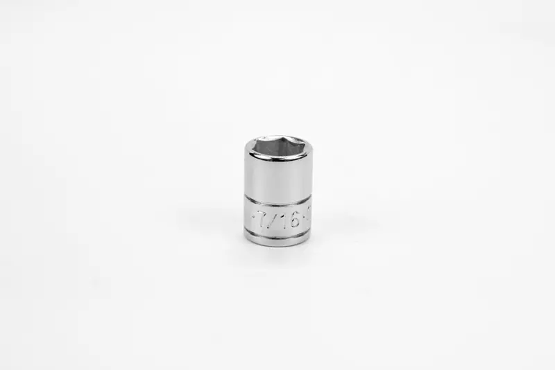 7/16-Inch Durable Chrome Socket – 1/4″ Drive, 6-Point