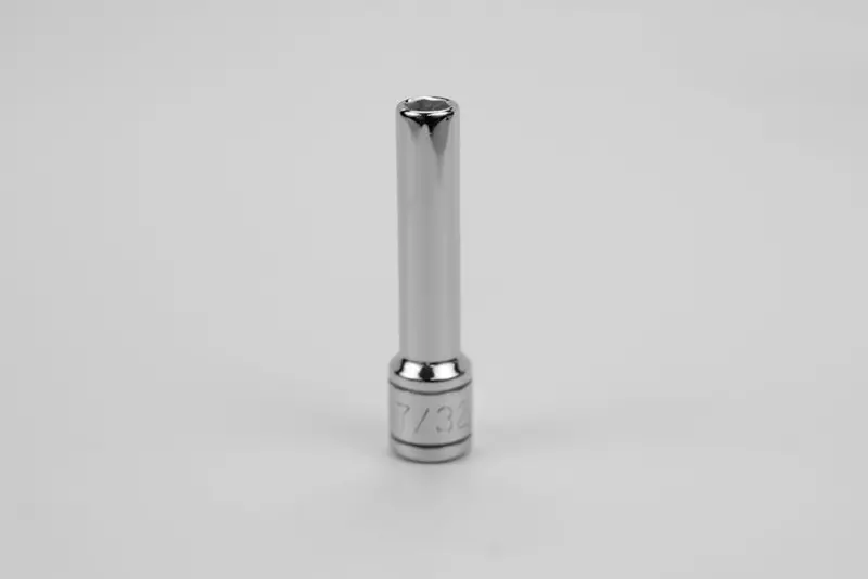 7/32″ 1/4″ Drive 6-Point Deep Chrome Socket