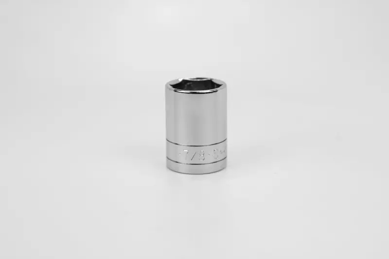 7/8″ 6-Point Standard Chrome Socket — 1/2″ Drive