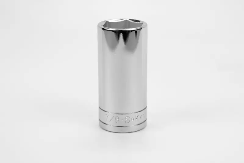 7/8-Inch 3/8-Inch Drive 6-Point Deep Chrome Socket