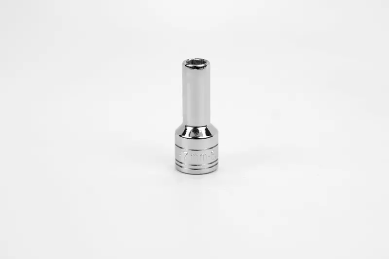 7 mm 3/8″ Drive 6-Point Deep Chrome Socket – Metric