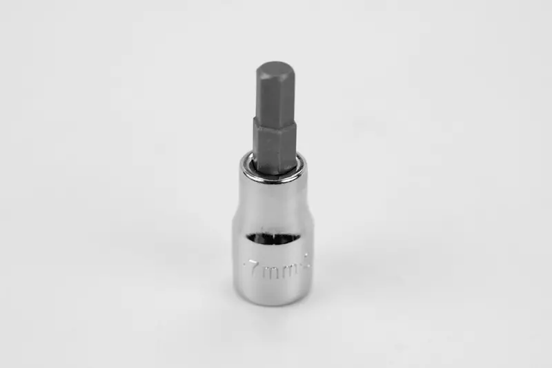 7 mm Hex Chrome Bit Socket – 3/8″ Drive
