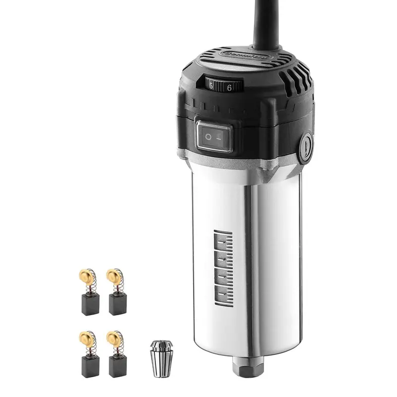 710W Variable-Speed CNC Spindle – 65 mm Body, 6500–30,000 RPM Trimmer Router